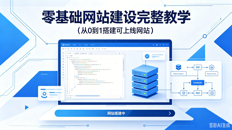 零基础网站建设完整教学（从 0 到 1 搭建可上线网站）-存在着世间